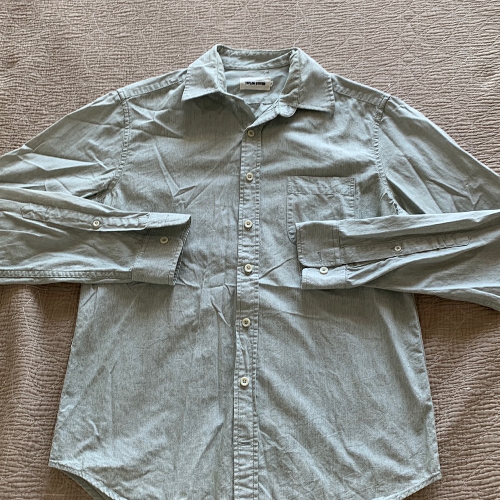 Taylor Stitch Light Green Button Down